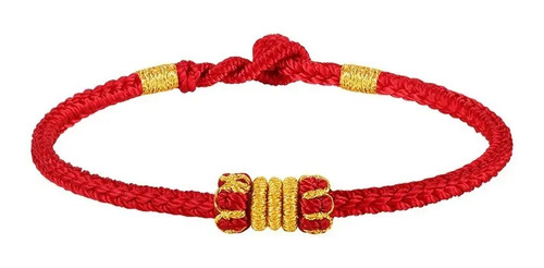 Pulsera Tigre Zodiaco Roja Negra Regalo Amistad Amor B804
