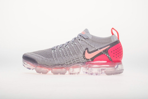 Nike Air Vapormax Flyknit 2.0 Cinza Rosa Tr Leia A Descrição