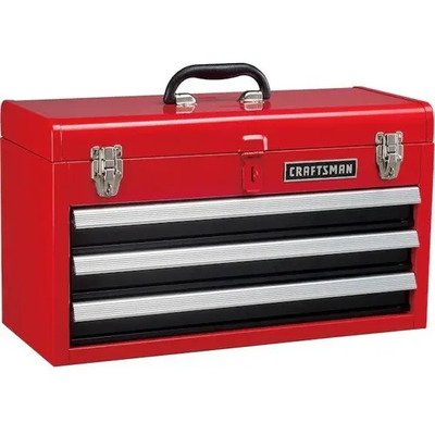 Caja Metalica Para Herramienta Craftsman, 3 Cajones Color Rojo | Envío gratis