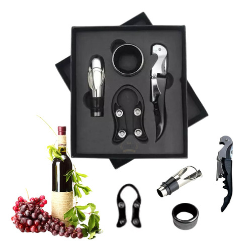 Set Sacacorchos Destapador De Vinos