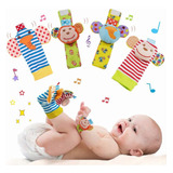 Sonajas Para Bebe Calcetines Juguete Estimulación Temprana 4