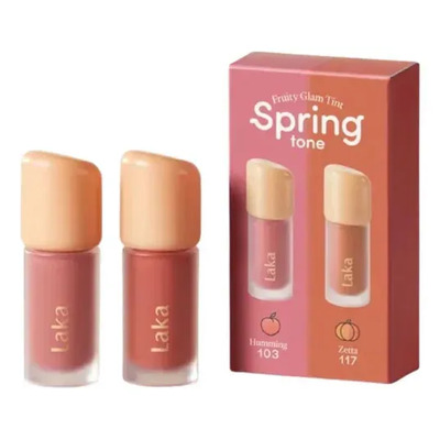 Kit De Labiales Fruity Glam Tint Mini Duo Edition Laka 4.5g Duo Spring | Envío gratis