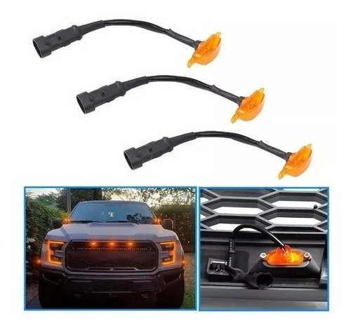 Lucesl Led Parrilla Compatible Ford Raptor Ram Hilux Ranger 