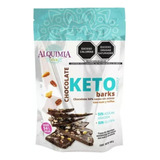 Chocolate Keto Barks 56% Cacao Con Nuez Toffee Alquimia 140g