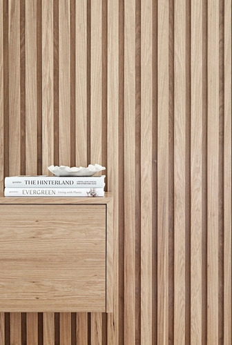 Revestimiento Varillado Madera Wall Panel De Eucalipto 245cm