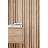 Revestimiento Varillado Madera Wall Panel De Eucalipto 245cm