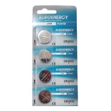 Pilas De Litio Blister X4 Euroenergy Cr2032 3v