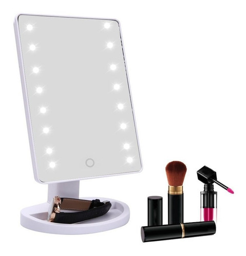 Espejo Luz Led Luces Para Maquillaje Recargable Portátil