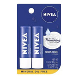 Blíster 2 Pzas Nivea Labello Mointure Bálsamo Labial 4.8g