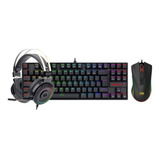 Kit Gamer Redragon S125 Essentials Teclado + Mouse + Headset