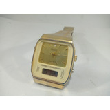 Relógio Orient Quartz Alarm Chronograph Antigo Vintage Ler 
