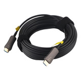 Cable De Interfaz Multimedia Hd De Fibra Óptica 4k 4:4:4 Rgb