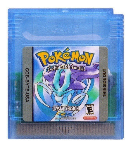 Pokemon Crystal Game Boy Color Salvando Gba Advance