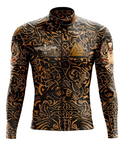 Campera Deportiva Slim Fit Vikingos Valhalla Ranwey Csu036