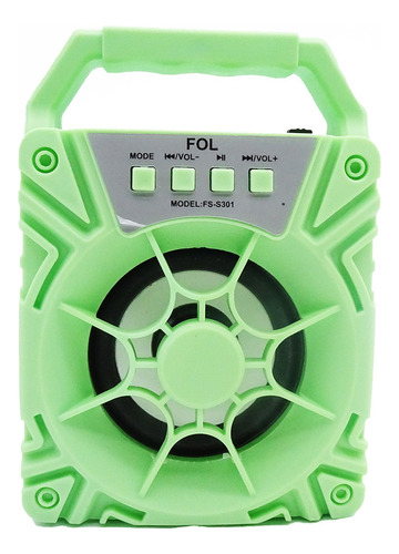Fol Bocina Portátil Bluetooth Speaker Fs-s301 Usb Sd