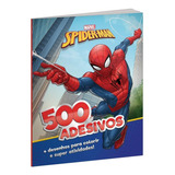 Livro Para Ler Brincar E Colorir Com +500 Adesivos Spider Man Culturama