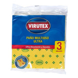 Paño Multiuso Ultra X3 Ultra Absorbente  Amarillo Virutex