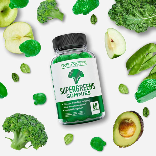 Supergreens Gummies  Suplemento Diario De Superalimentos Ver