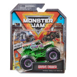 Monster Jam Vehiculo 1.64 Metal Grave Digger Int 6064616