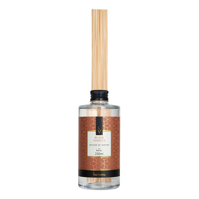 Refil 250ml Difusor Varetas Classica Black Vanilla Via Aroma | Frete grátis