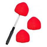 Limpiador De Vidrio Mini Duster Para Ventana De Rojo