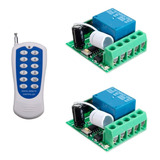 Control Remoto 12 Canales Y 2 Receptores 1c 315/433mhz