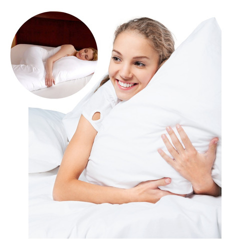 Travesseiro Corpo Inteligente Body Pillow Com Fronha 40x130