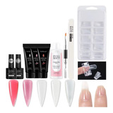 Kit Constructor De Uñas Acrilicas En Polygel 10 Piezas