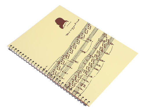 Cuaderno De Notación Musical, 50 Páginas, Manuscrito Musical