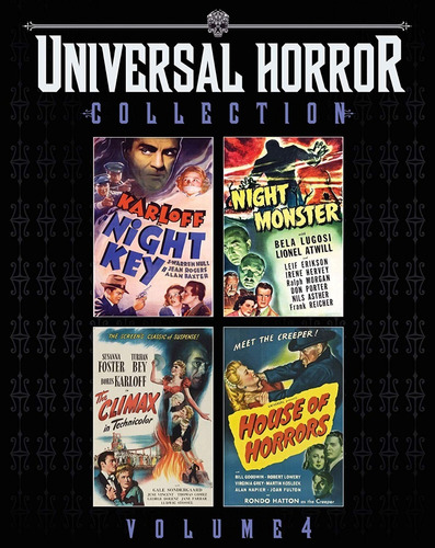 Blu Ray Universal Horror Collection Vol 4 Karloff Original 