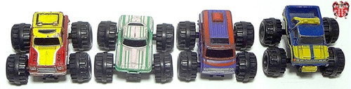 Micro Machines Set 4 Monster Truck Deportiva Charger Van 4x4