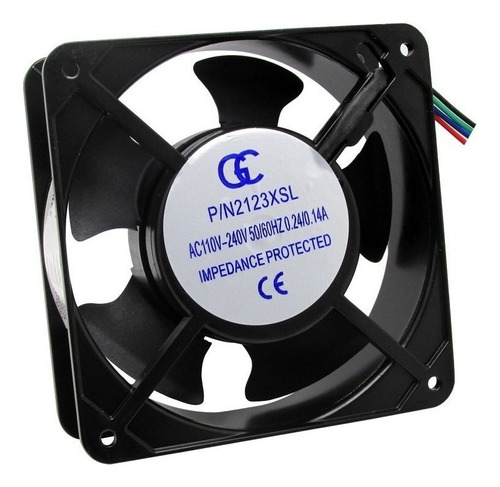 Ventilador Cooler Gc Metalica 120x120x38 110v 220v / Full Led Sem Led