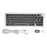 Kit De Teclado Mecánico Diy, 67 Teclas, Perilla Rgb Inalámbr