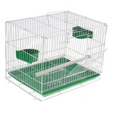 2xgaiola De Grande De Metal Com Bandeja Para Budgie Parrot