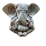 Estatuilla Ganesha 13 Cm Apto Exterior Resina Traida D India