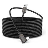 Cable Para Cam Logitech Brio4k/oculus Tipo C A Usb 3.1 /5mts