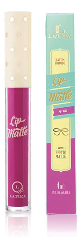 Lip Matte Latika Batom Líquido Roxo N60
