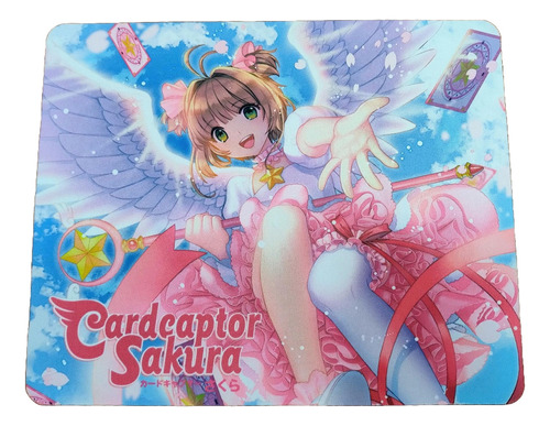 Mouse Pad Sakura Card Captor Anime 22x18cm Varios Motivos