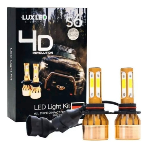 Lámpara Kit Cree Led Revolution S6 4d 9004 12v 28000l 4caras