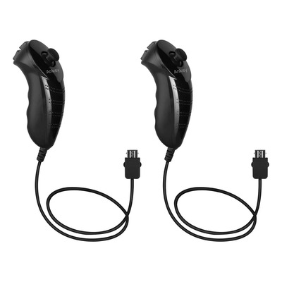 2 Paquetes Controlador Nunchuck Reemplazo Para Nintendo Nunc