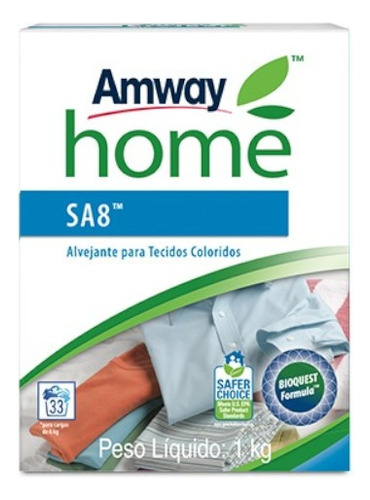 Sa8 Alvejante Para Tecidos Coloridos 1kg Amway