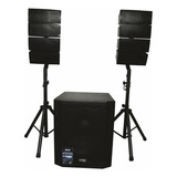 Jgo. Bafles, 1 Subwoofer 18  Amplificado Con 2 Satélites Tip