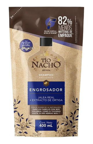 Tio Nacho Doypack Shampoo Engrosador 400ml