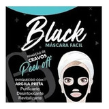 Kit C/10sachê Máscara Facial Black Argila Preta Purificante 