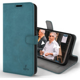 Funda Para Samsung Galaxy S22 Plus - Turquesa Con Tarjetero