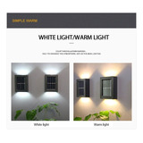 4 Led Solar Garden Fence Wall Lights, 2 Colors. 2024