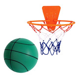 Baloncesto Silencioso Con Aro, Pelota De Verde Talla 7