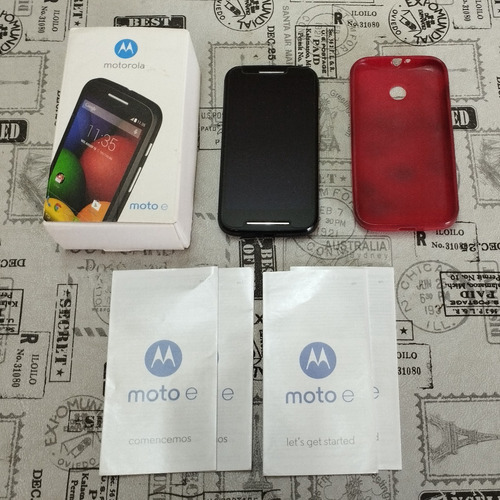  Celular Moto E (1st Gen.) 4 Gb  Negro 1 Gb Ram. No Funciona