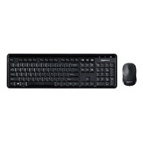 Amazon Basics Qwerty - Combo De Teclado Y Mouse Inal