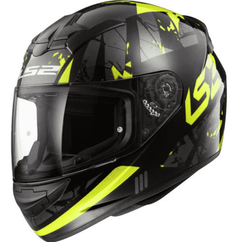 Casco Moto Ls2 352 Rookie Palimnesis Gl Negro Rider-pro